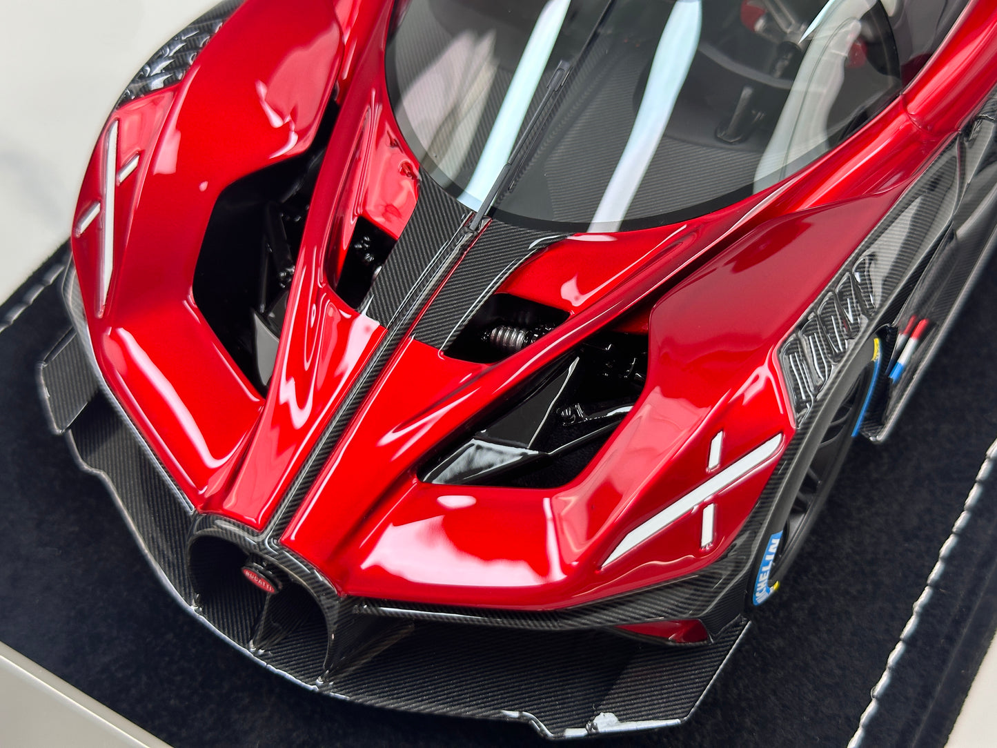 HH Model 1/18 Bugatti Bolide Metallic Red HH599