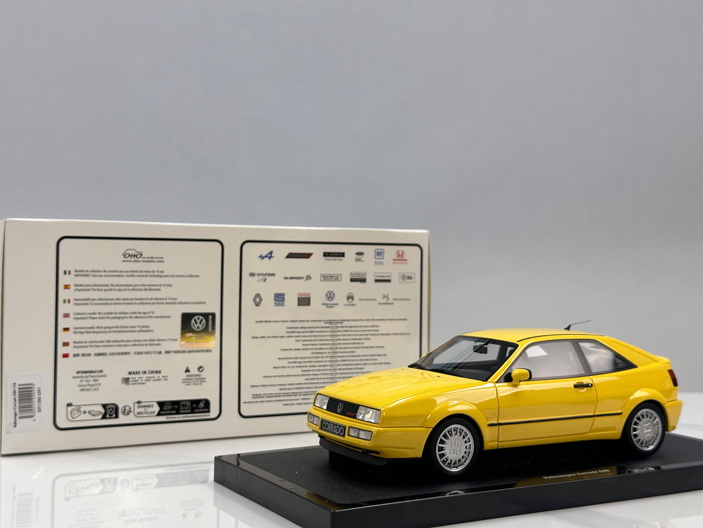 OTTO 1/18 Volkswagen Corrado G60 Yellow OT1385