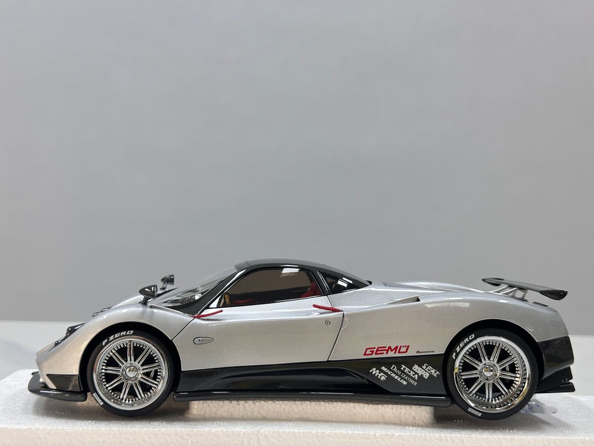 Almost Real 1/18 Pagani Zonda F (2005 Geneva Motor Show Debut Version) – Silver (850401001)