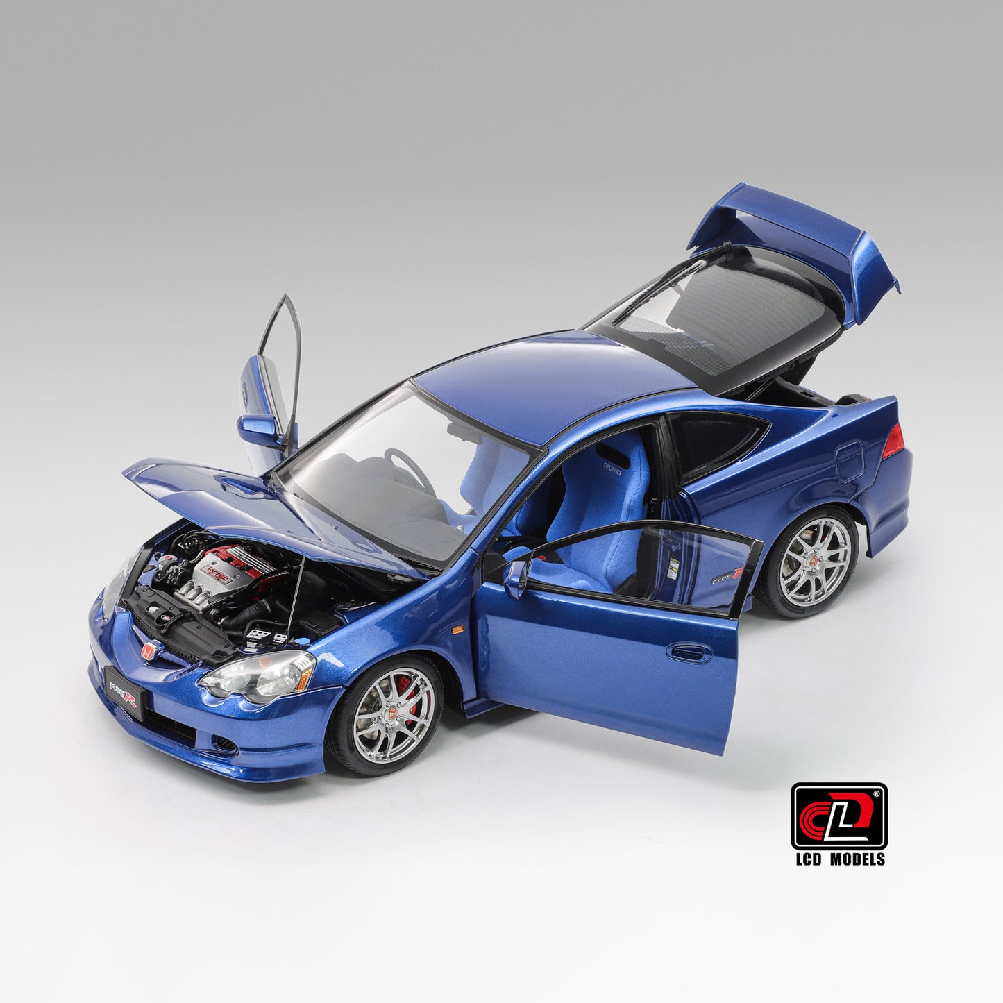 LCD 1/18 Honda Integra (DC5) Type-R Die-cast Fully Openable Car Model