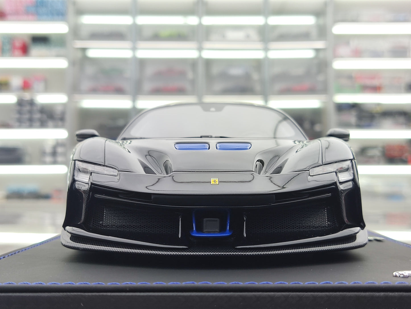 BBR 1/18 Ferrari SF90 XX Stradale Black Resin Car Model P18237Q