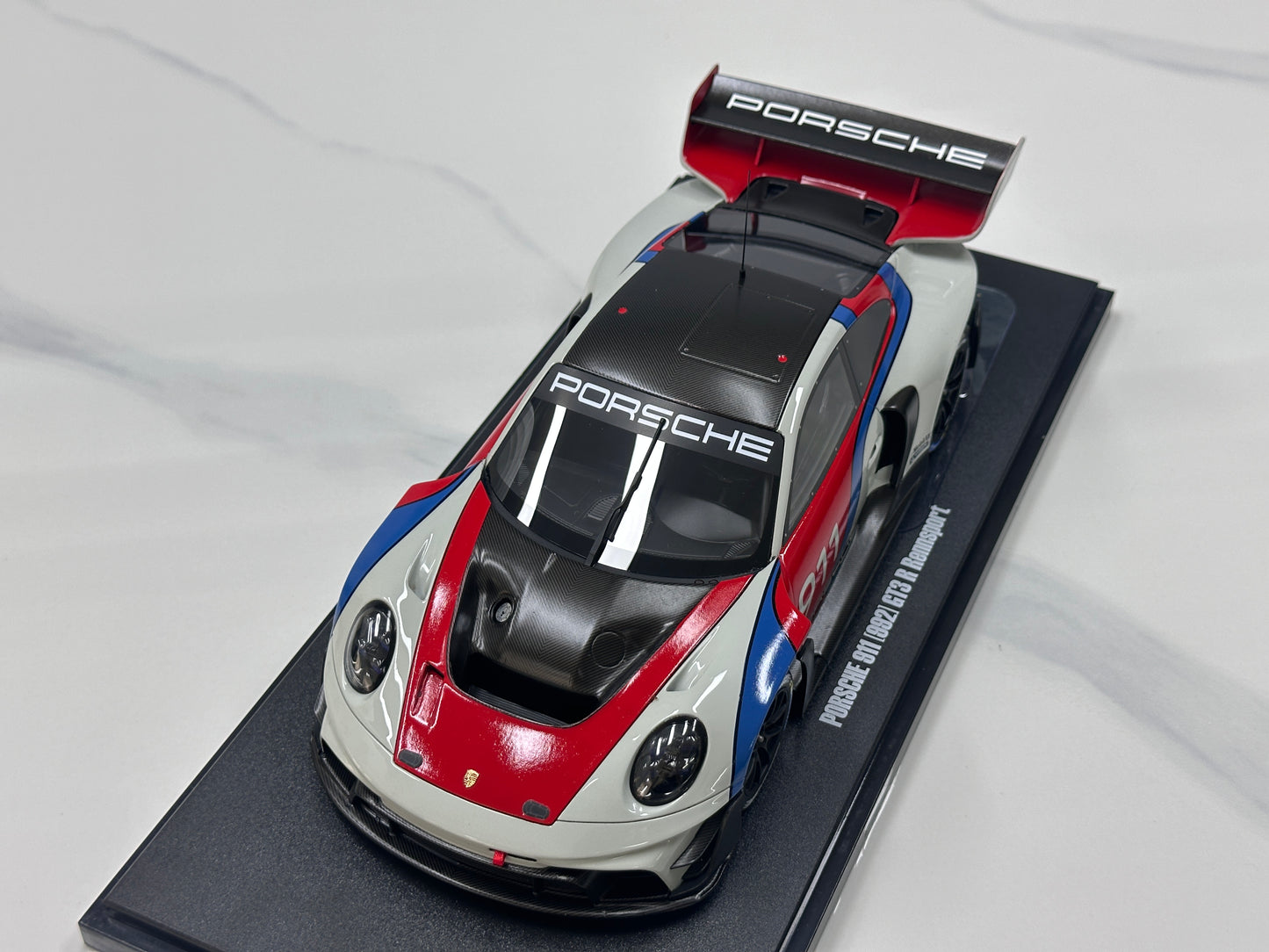 GT Spirit 1/18 Porsche 911 (992) GT3 R Rennsport White/Red Livery GT495
