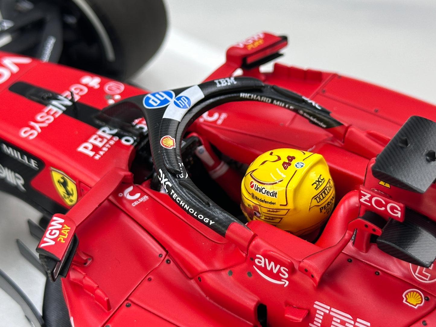 BBR 1/18 Ferrari SF-23 #44 Red BBR2318T44