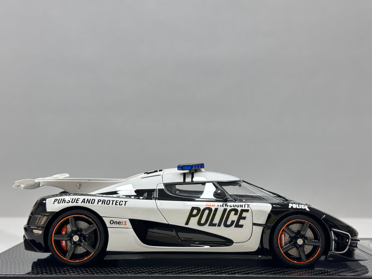 BBA Model 1/18 Koenigsegg One:1 Police Livery BBA097
