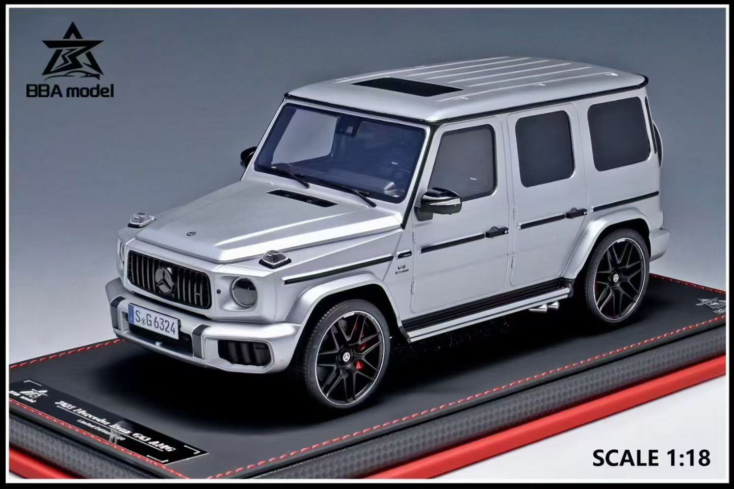 BBA Model 1/18 2025 Mercedes-Benz G63 AMG Resin Car Model