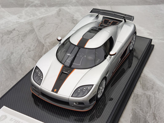 VMB 1/18 Koenigsegg CCX Silver Simulated Car Model JS-VMB001