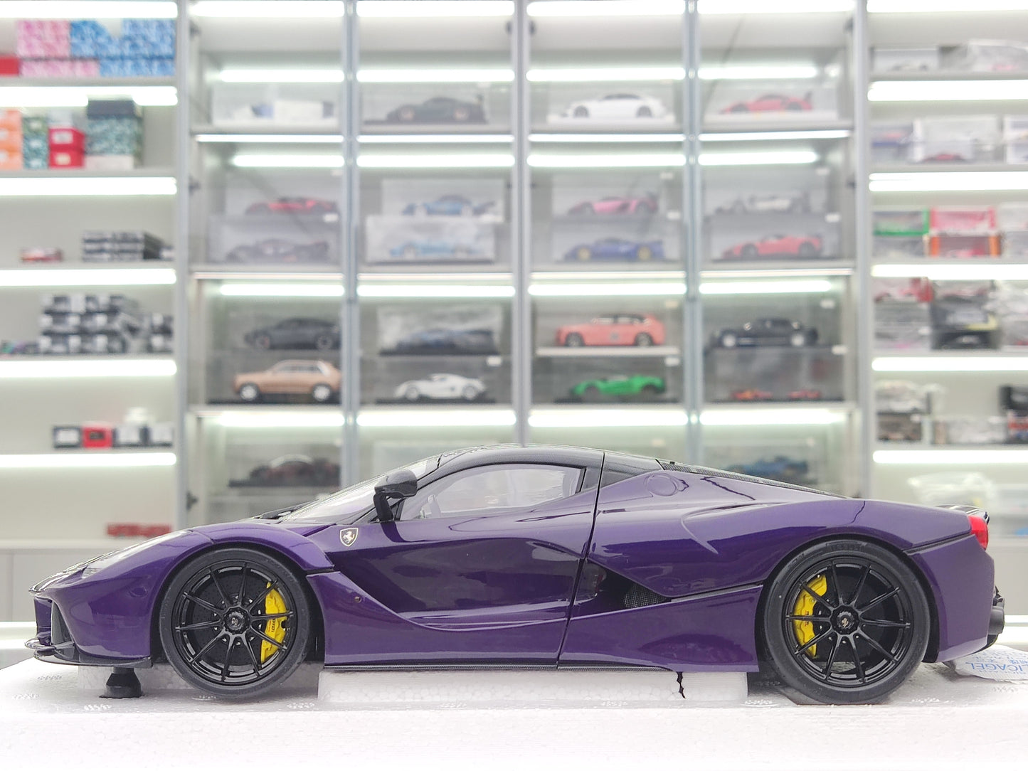 BBR 1/18 Ferrari LaFerrari Alloy Fully Open, Purple BB8182237