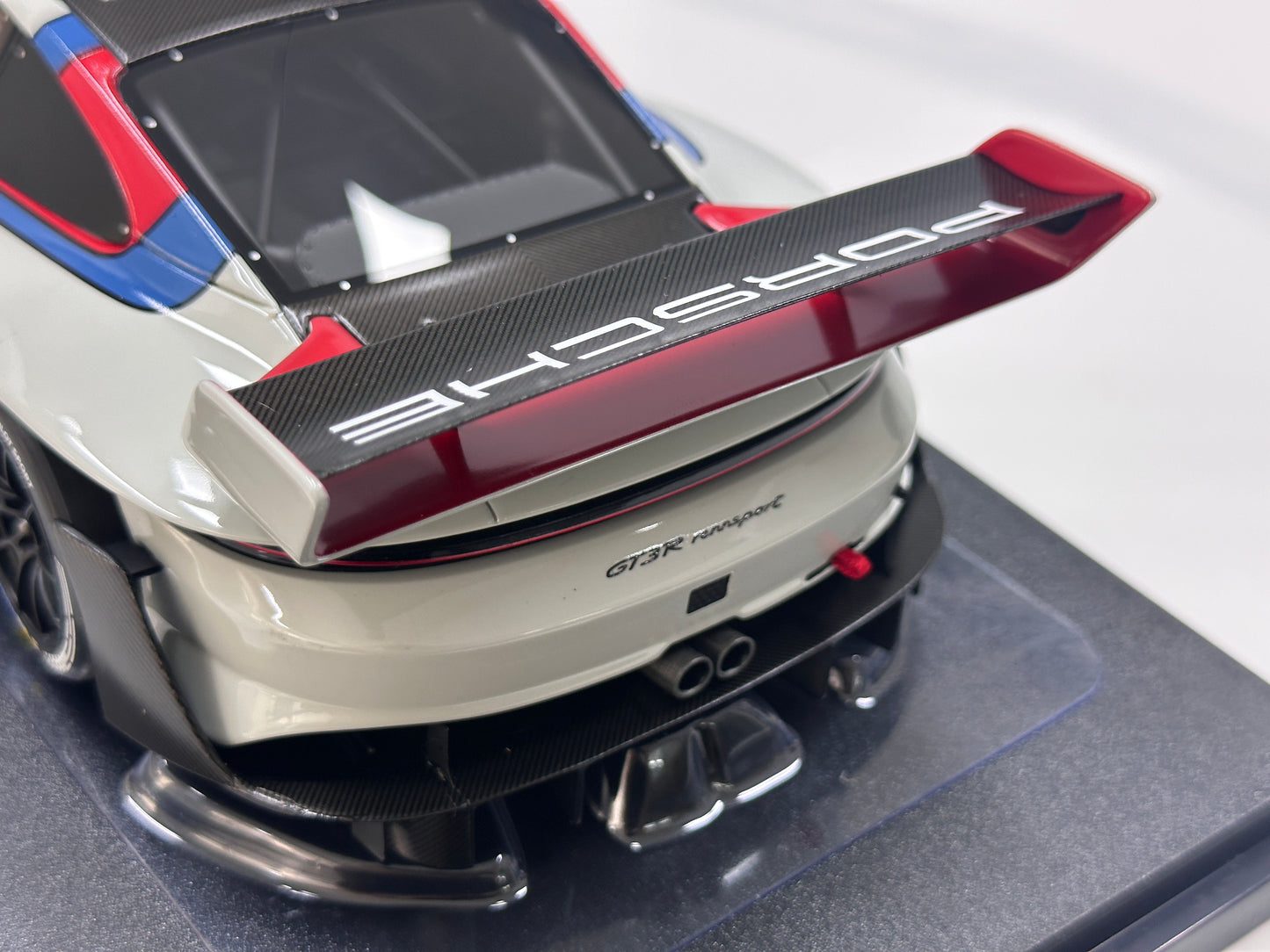 GT Spirit 1/18 Porsche 911 (992) GT3 R Rennsport White/Red Livery GT495