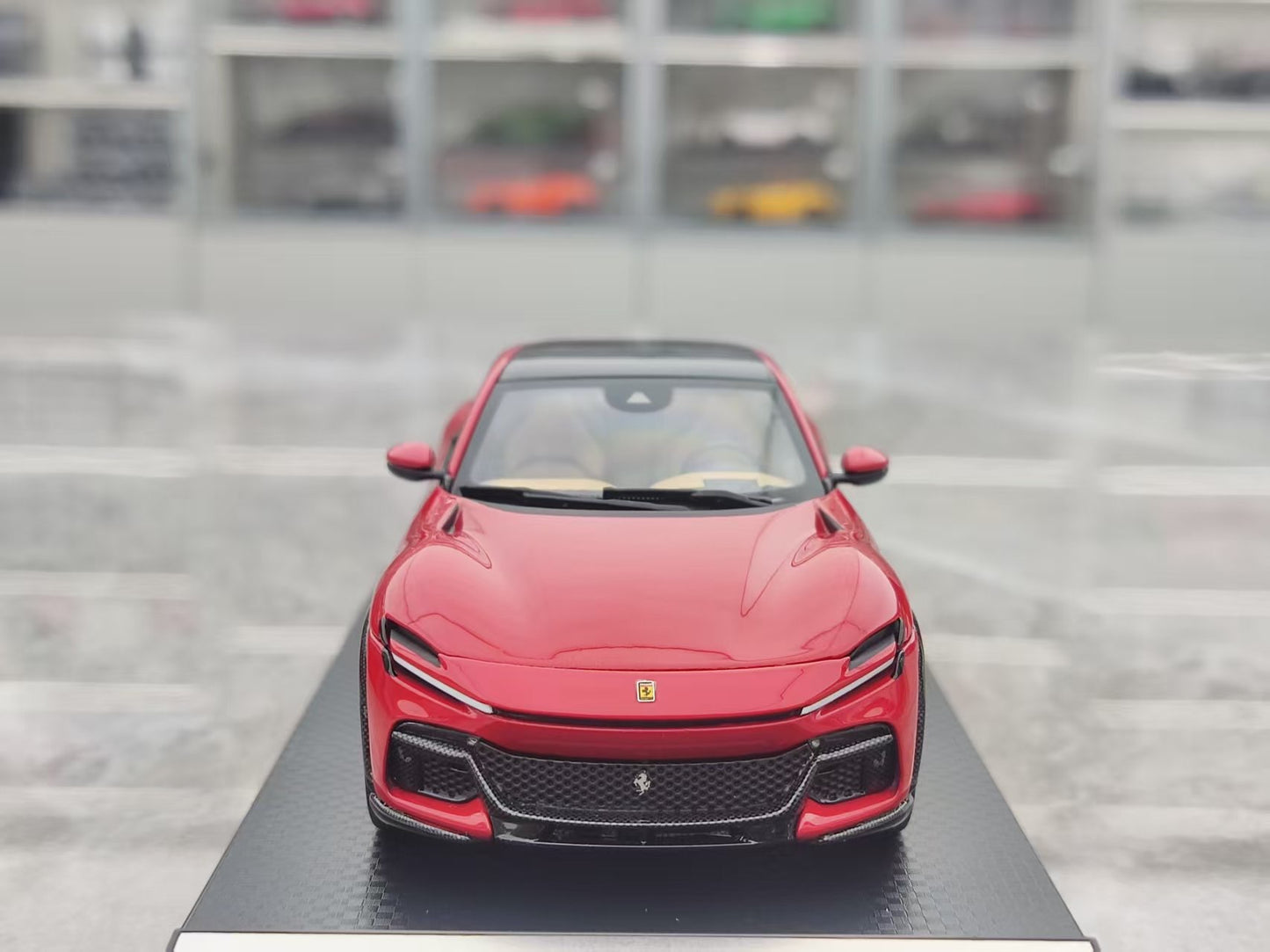 BBR 1/43 Ferrari Purosangue with panoramic sunroof, Racing Red (HE43002B)