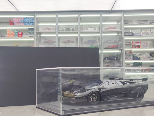 GL 1/12 Lamborghini Diablo GTR Matte Black JS-GL004