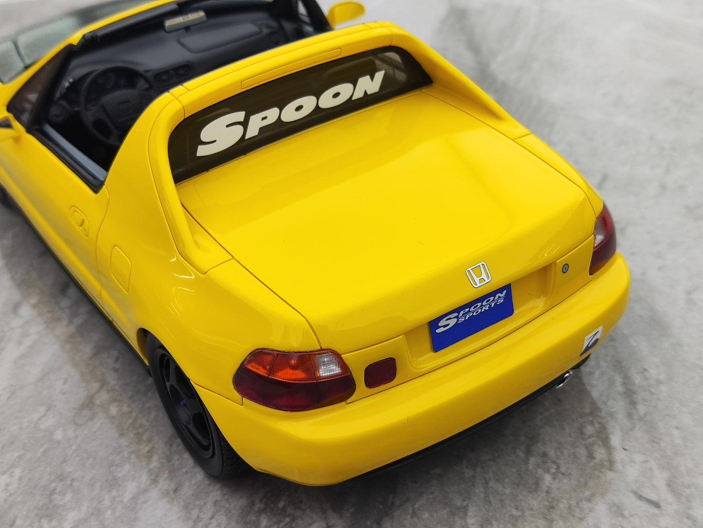 OTTO 1/18 Honda Civic Delsol Spoon Phoenix Yellow OT1154