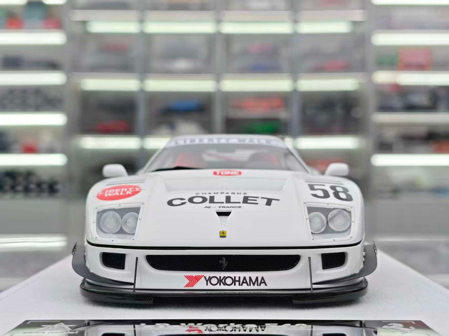 BBA MODEL 1/18 Ferrari F40 No. 58 livery BBA029