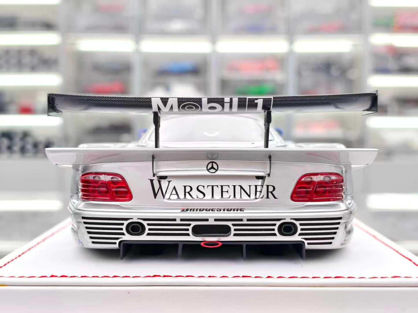 IVY 1/18 Mercedes-Benz CLK GTR Silver #10 IVY235