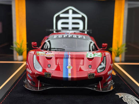 BBR 1/18 Ferrari 488 GTE LM GTE PRO Team Risi Le Mans 2020 - N. 82 158/172 DDJ020
