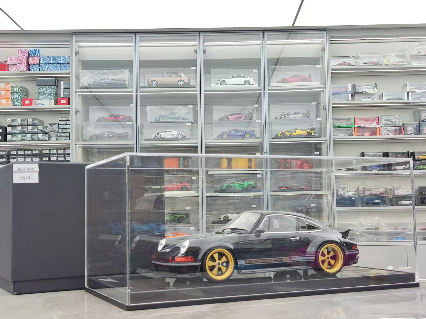 IVY 1/12 Porsche Singer DLS Black SM-IVY001