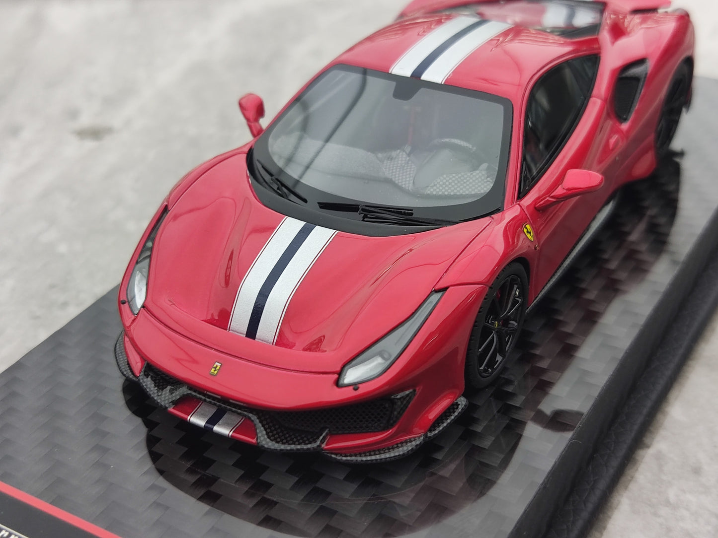 BBR 1/43 Ferrari 488 Pista F1 Red Resin Model SUMS001A