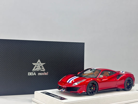 BBA Modelo 1/18 Ferrari 488 Pista Rojo BBA091