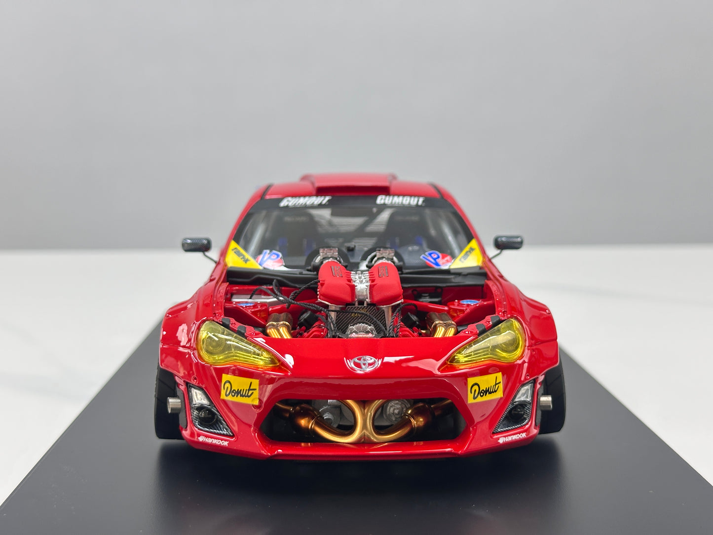 1/18 Ferrari 458 V8-swapped 86 (Red) – Factory Model 001