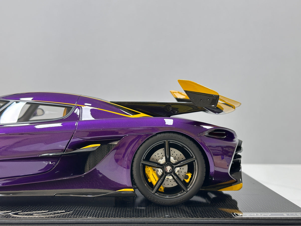 FRONTIART 1/12 Koenigsegg Jesko Carbon Ink Purple FA205