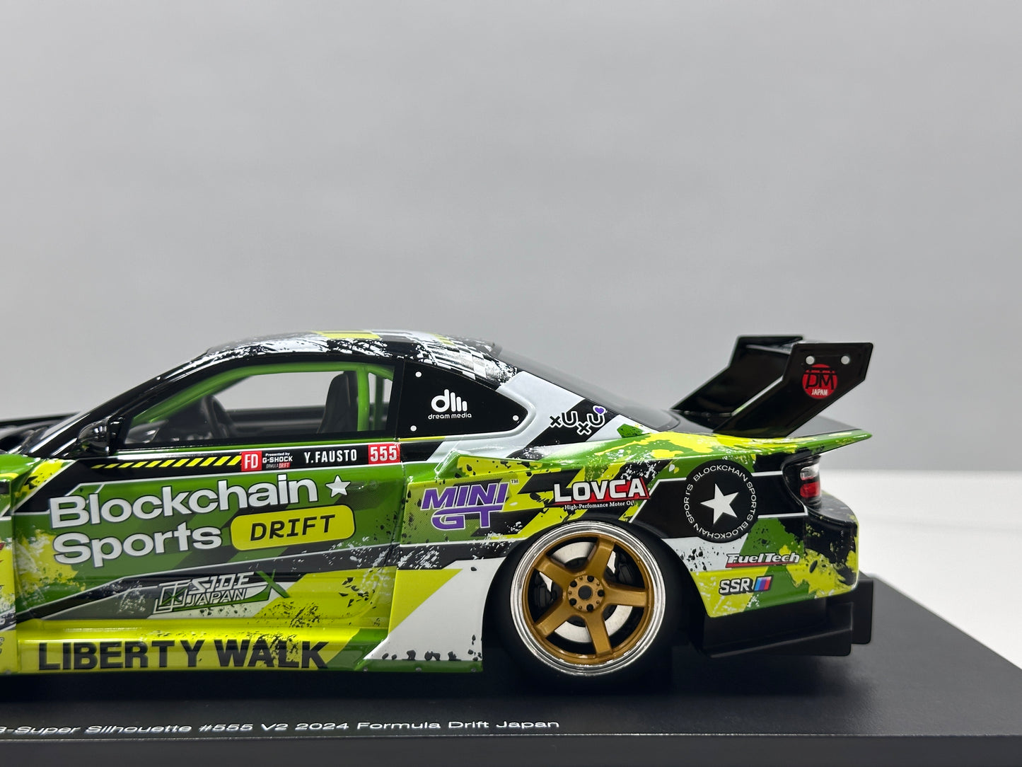 TopSpeed 1/18 Nissan LB-Super Silhouette S15 Silvia (Green Livery) TS0694