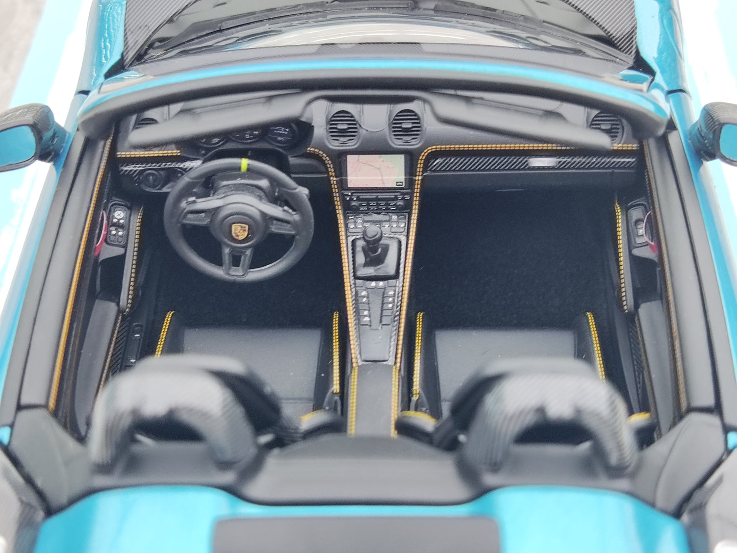 MINICHAMPS 1/18 Porsche 718 SPYDER RS 2024 Ipanema Blue 113063134