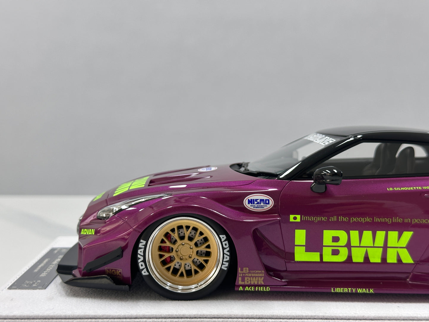 BBA MODEL 1/18 Nissan GTR 35GT-RR Metallic Purple BBA061