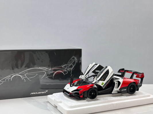 LCD 1/18 McLaren Senna GTR Red and White LCD18016-RW