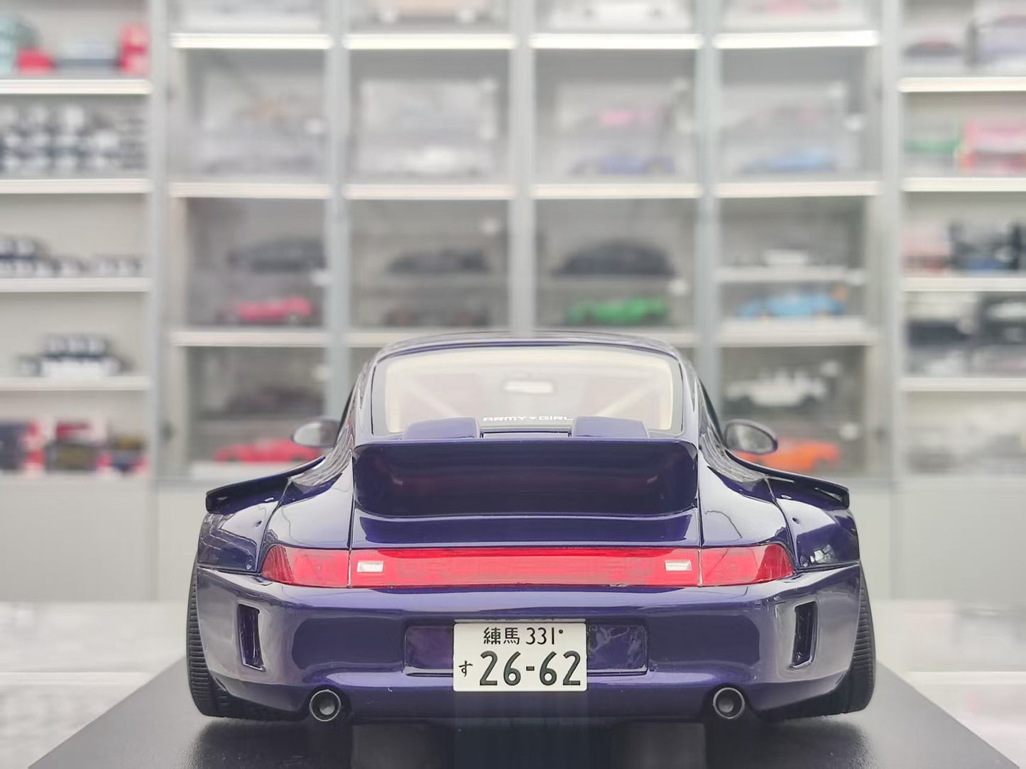 GT Spirit 1/18 Porsche RWB ARMY GIRL Purple GT562