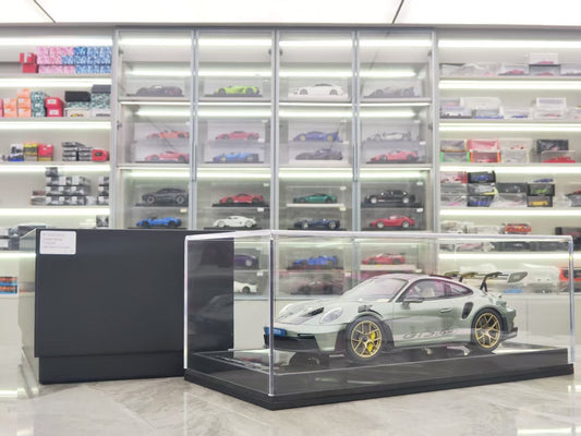 TIMOTHY&PIERRE 1/18 Porsche 992 GT3RS City Bamboo Green Simulation Car Model TP180
