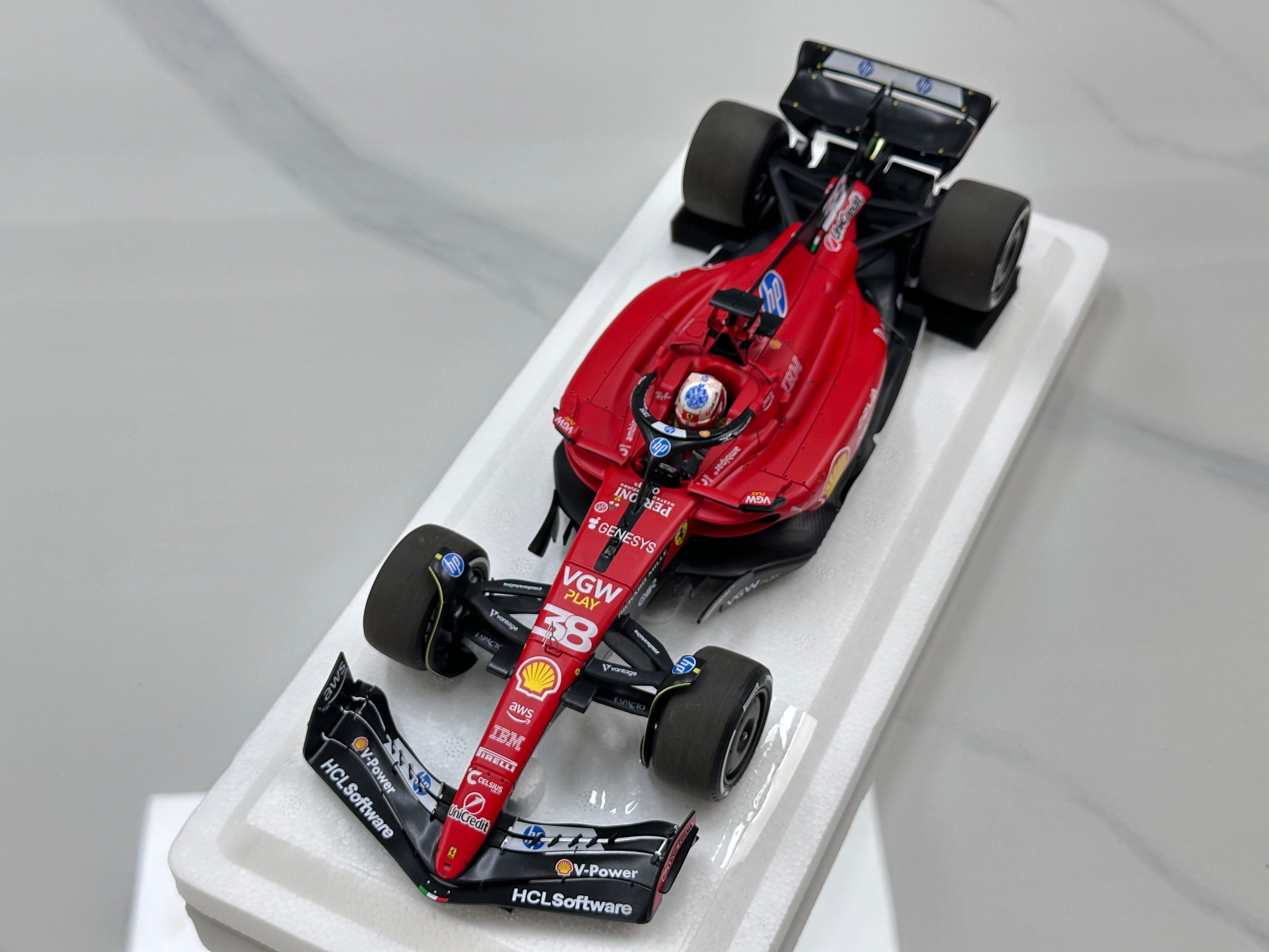 BBR 1/18 Ferrari SF-23 #38 Zhou Guanyu Red BBR2318T38 – Great Eastern