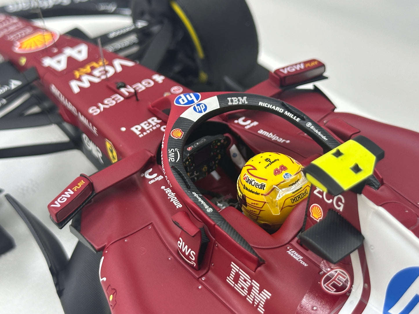 BBR 1/18 Ferrari Hamilton Monaco GP 2025 Red P18267C44