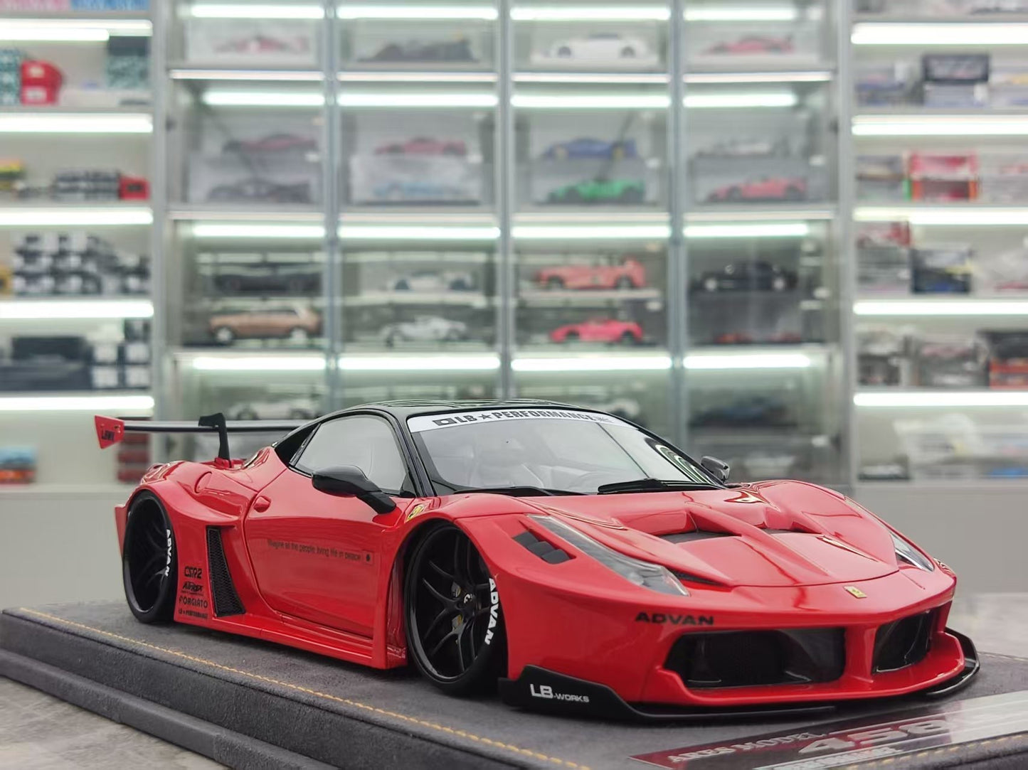 ARES MODEL 1/18 Ferrari 458 Ferrari Red Model Car ARES009