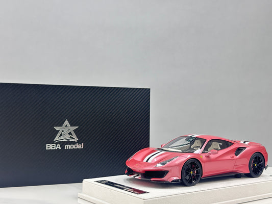 BBA Modelo 1/18 Ferrari 488 Pista Rosa BBA092