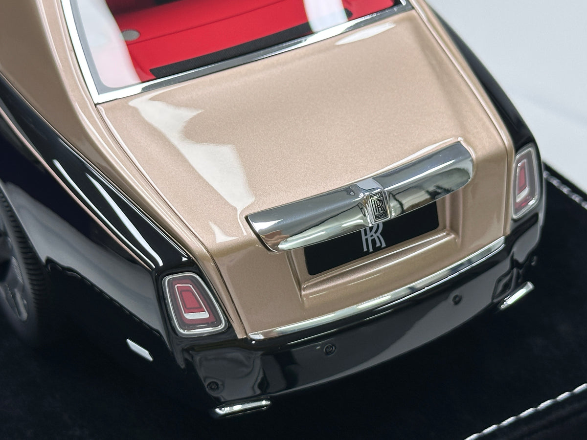 HH Model 1/18 Rolls-Royce Phantom Series II Diamond Black/Champagne Gold HH736