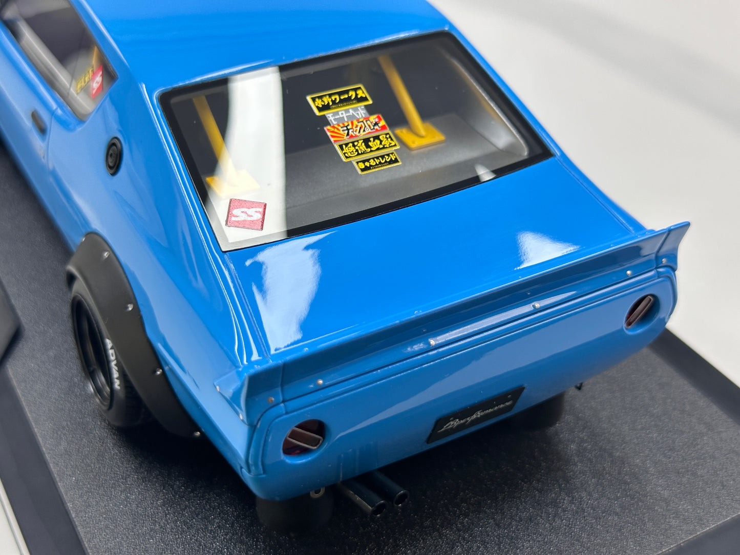 OTTO 1/18 Nissan Skyline 2000 GT-R (KPGC110) BY LB-WORKS Blue OT1210