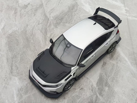 OTTO 1/18 Honda Civic Type R Mugen Group B Matte Silver OT1133