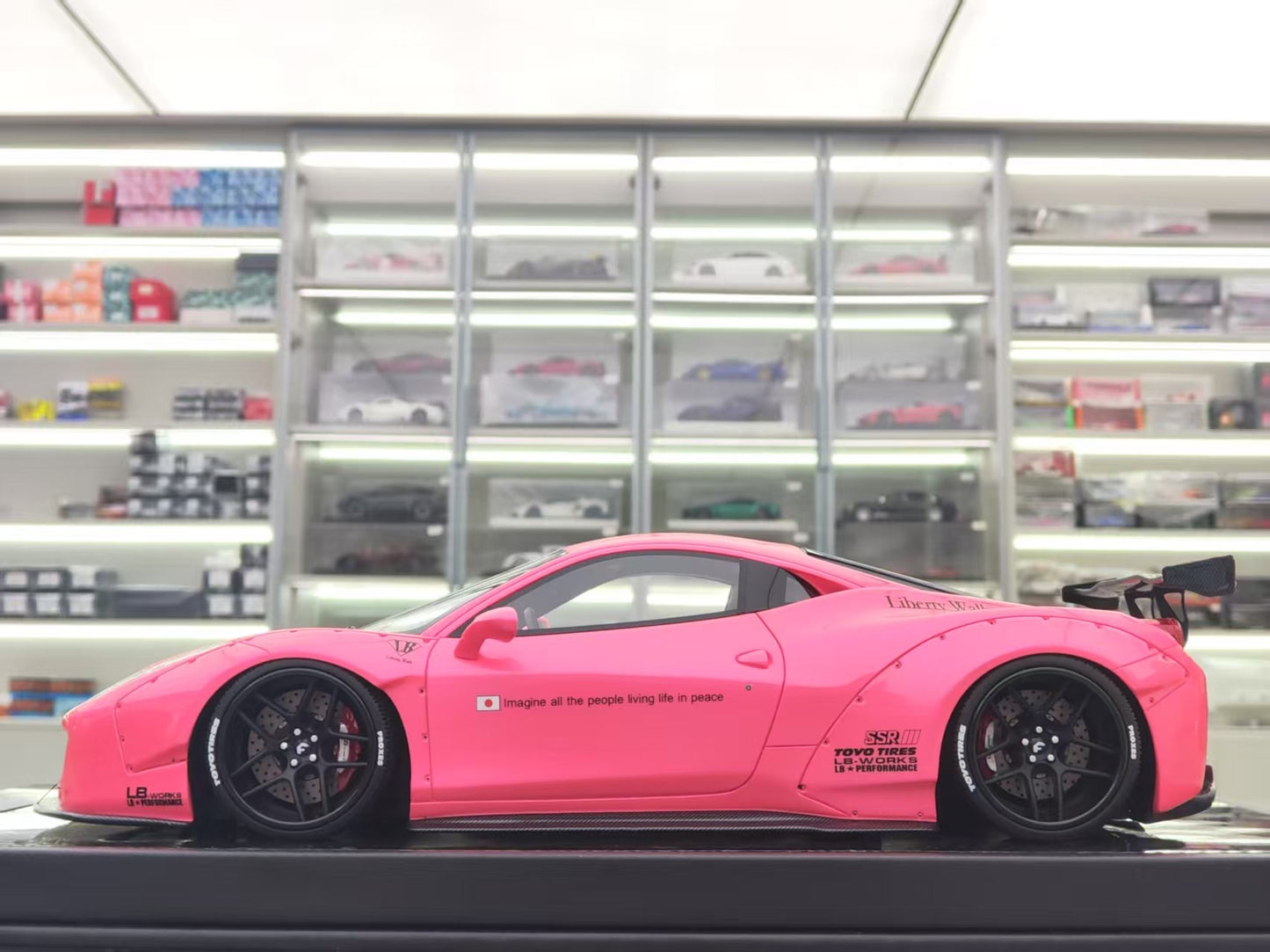 BBA Model 1/18 Ferrari 458 lbwk model car BBA021