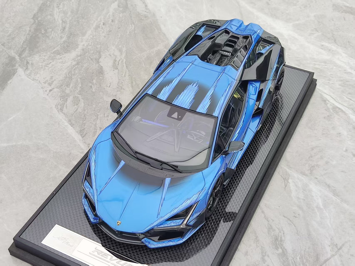 IVY 1/18 Lamborghini Revuelto Opera Unica 60th Anniversary Blue IVY233