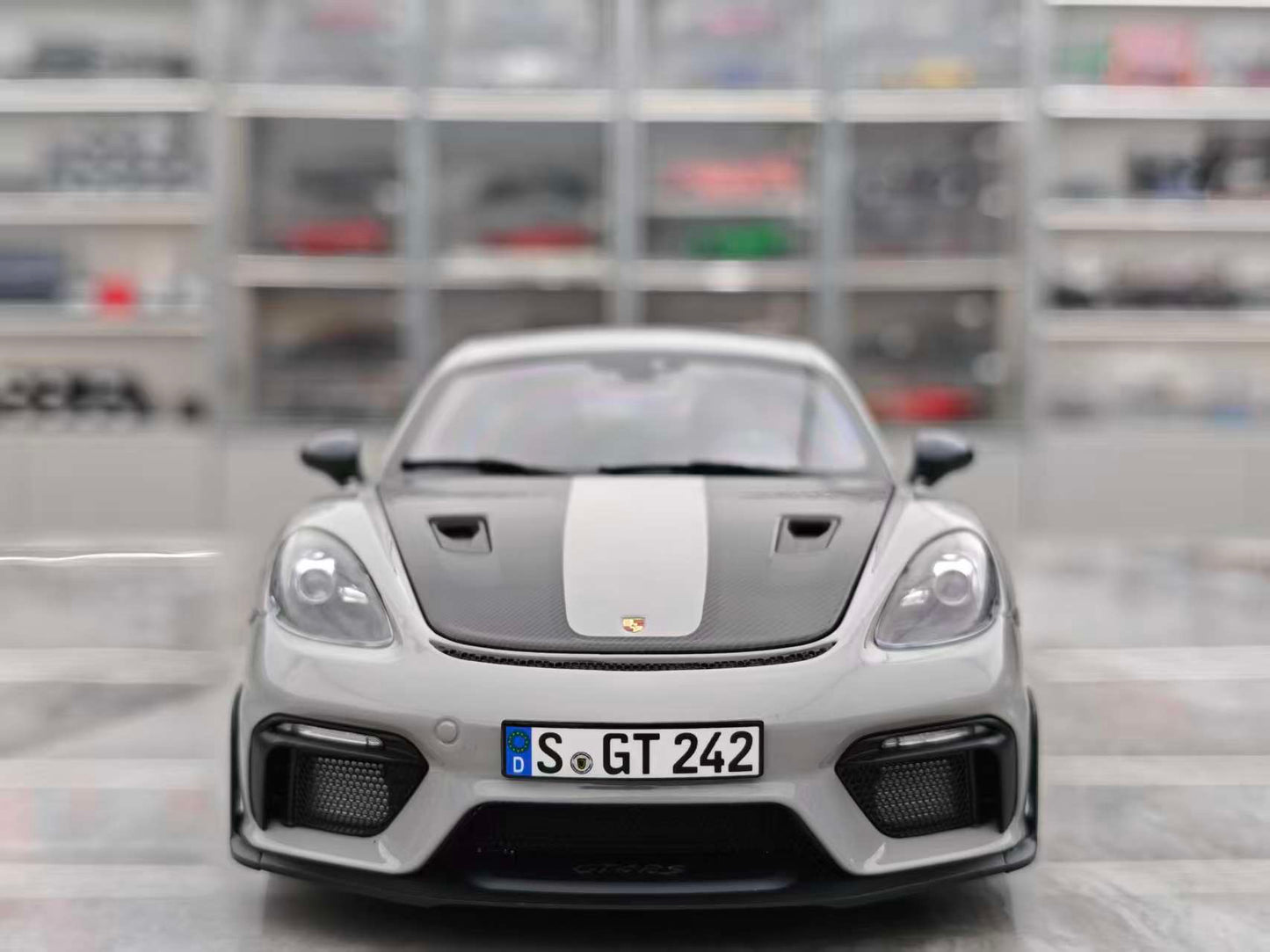 NOREV 1/18 Porsche Cayman GT4 RS Grey（18753）