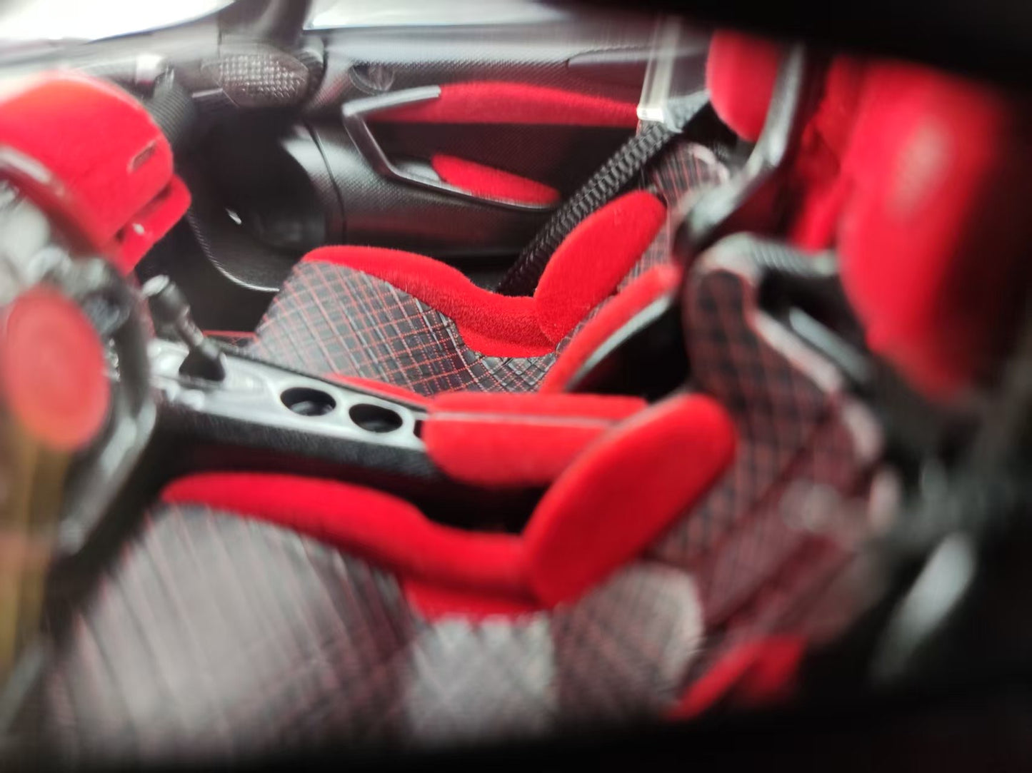 FRONTIART 1/18 Koenigsegg Jesko 7290 Absolut Red Carbon FA170