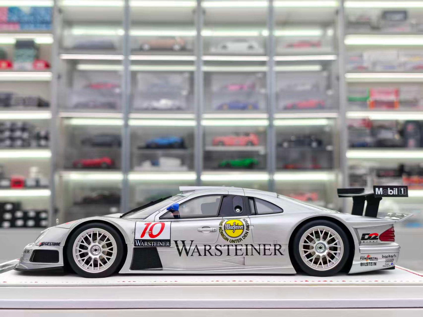 IVY 1/18 Mercedes-Benz CLK GTR Silver #10 IVY235