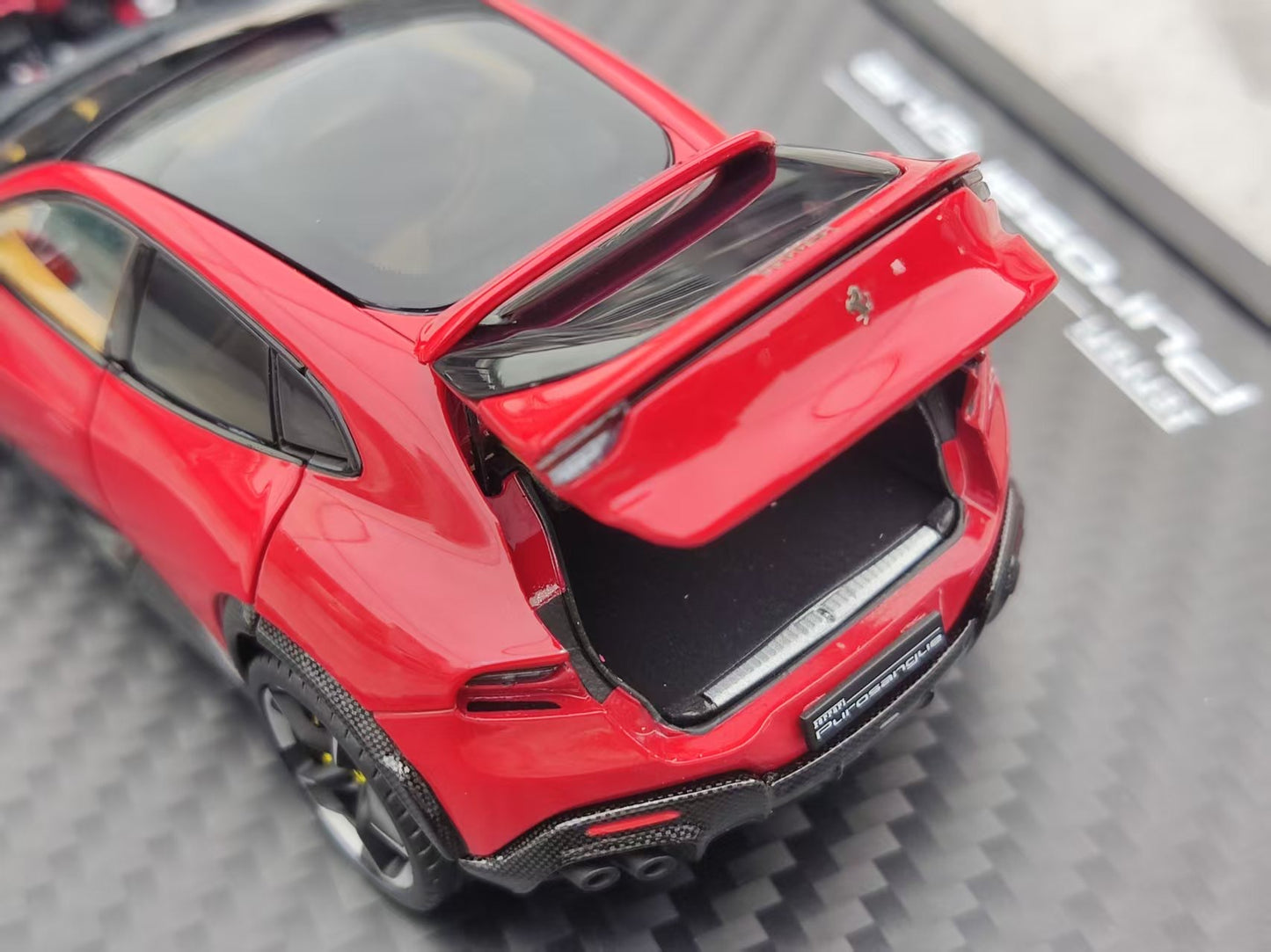 BBR 1/43 Ferrari Purosangue Panoramic Sunroof Version, Standard Red HE43002BST