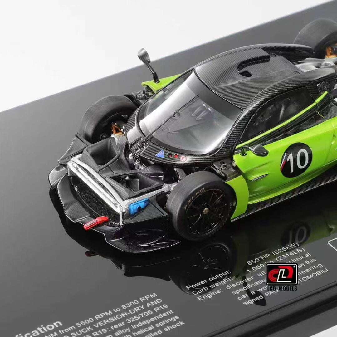 LCD 1/43 Pagani Huaya R alloy full opening car model
