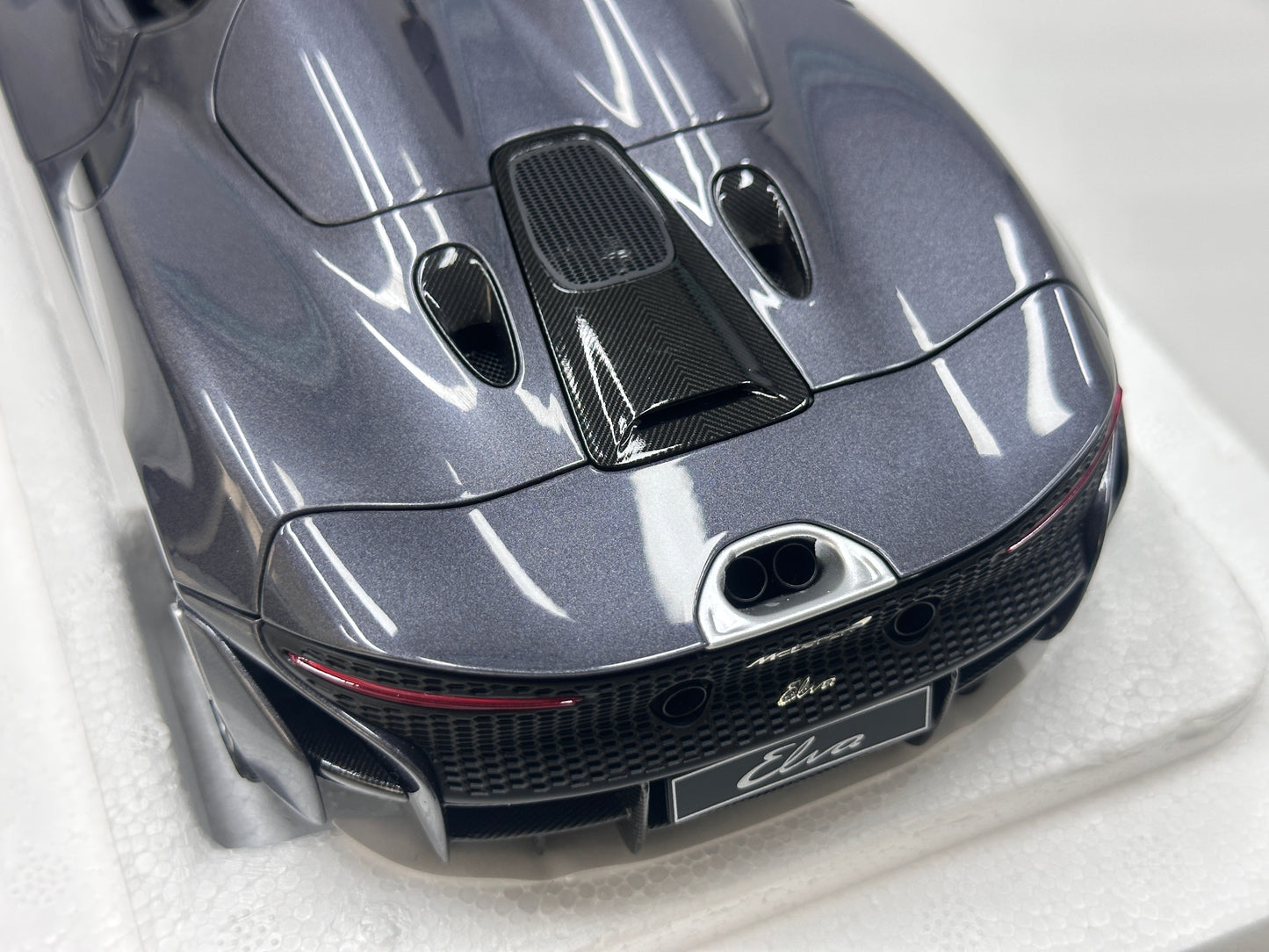 LCD 1/18 McLaren Elva Diecast Model – Metallic Grey (LCD18015-HGM)