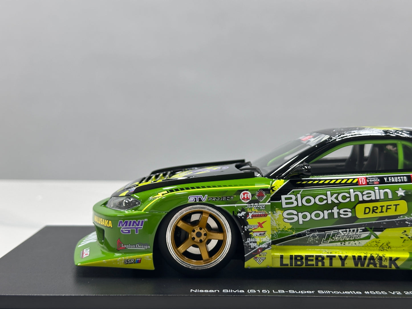 TopSpeed 1/18 Nissan LB-Super Silhouette S15 Silvia (Green Livery) TS0694