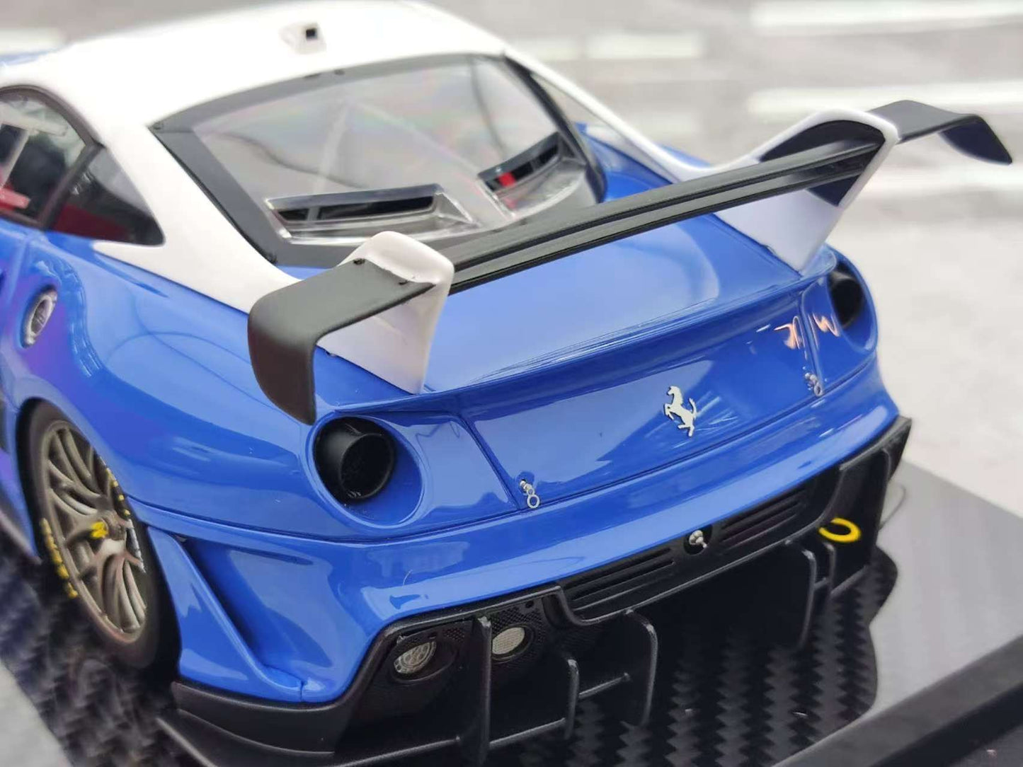 CE 1/18 Ferrari 599 XX EVO #70 Blue Model Car JS-CE021