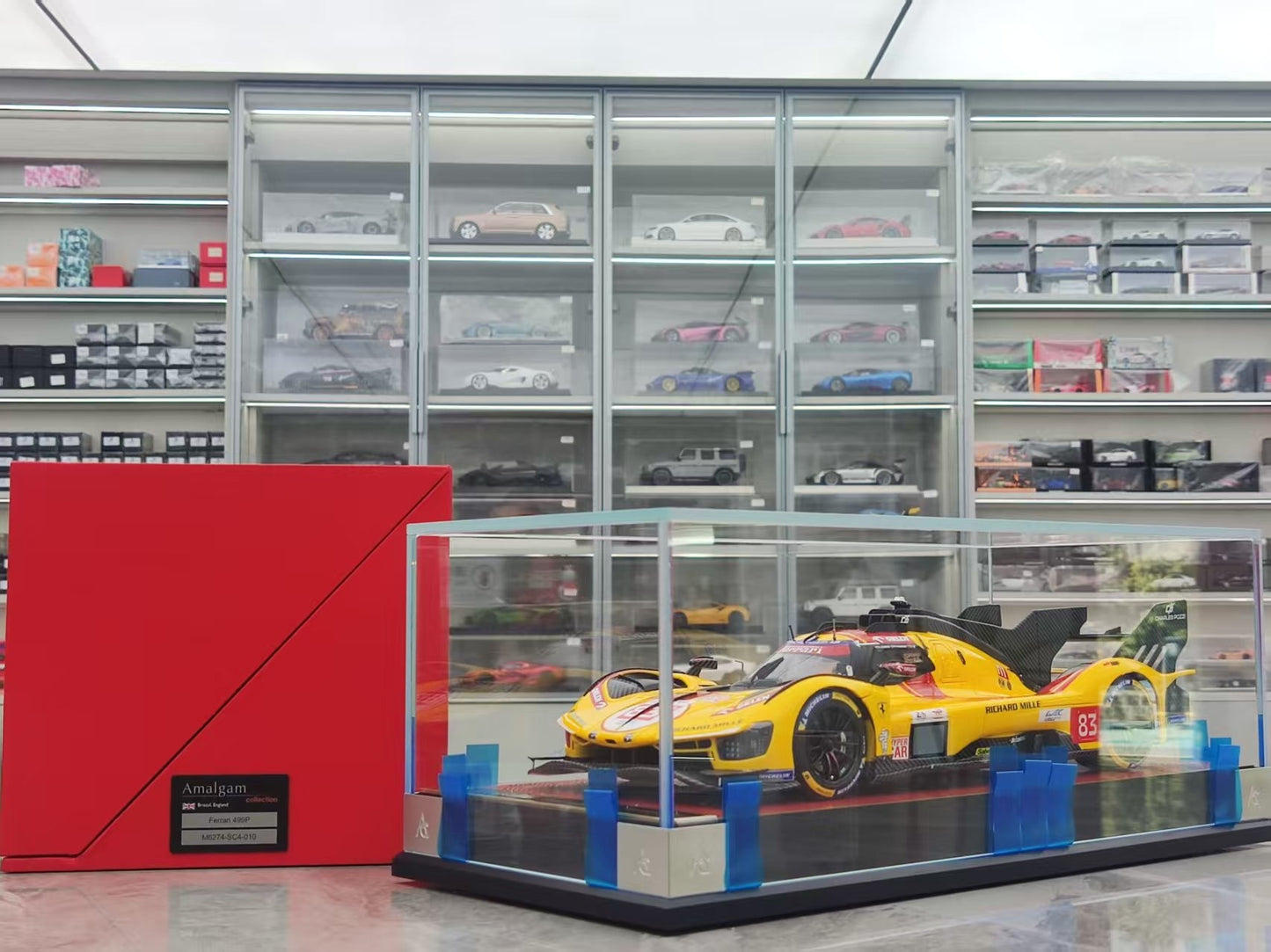 Amaglam 1/18 Ferrari 499P Yellow M6274-SC4
