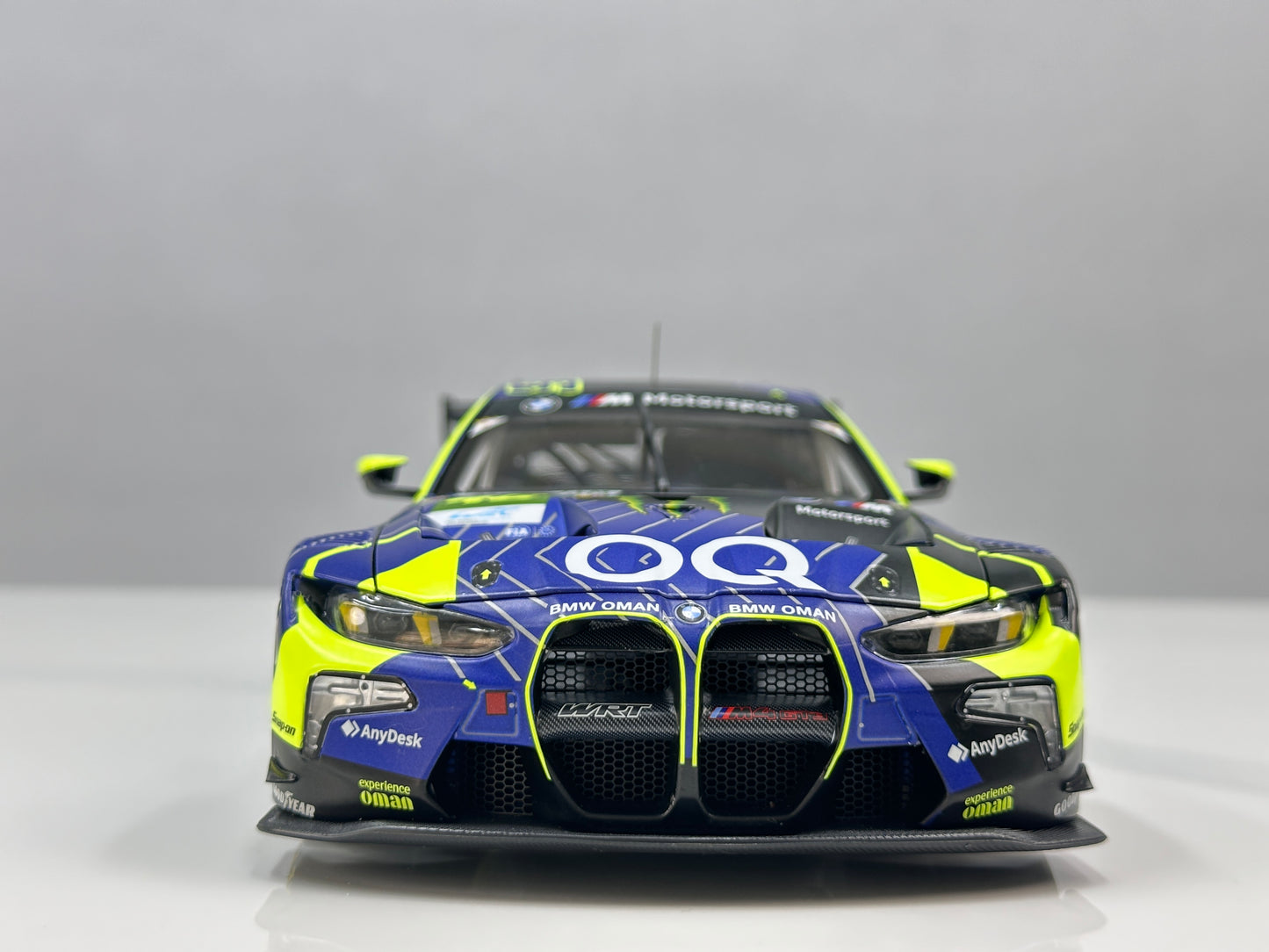 MINICHAMPS 1/18 BMW M4 GT3 EVO Team WRT 24H Le Mans 2025 Blue/Yellow Livery 110252346