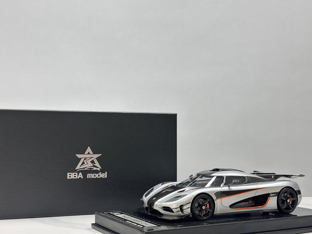 BBA Model 1/18 Koenigsegg One:1 Silver BBA098