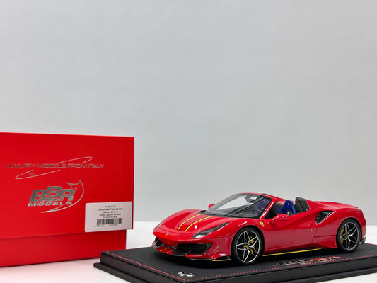 BBR 1/18 Ferrari 488 Pista Spider - Standard Red P18162C3